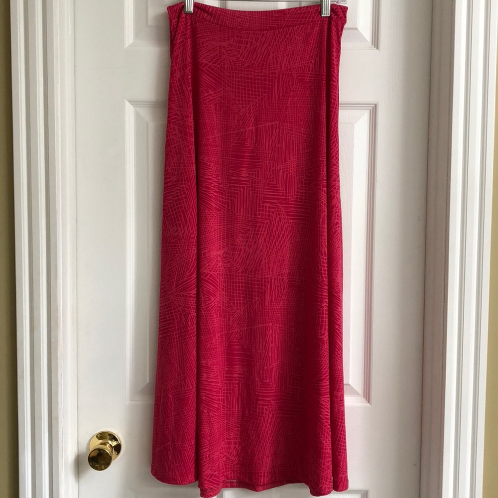 LuLaRoe Size XS Pink Maxi Skirt